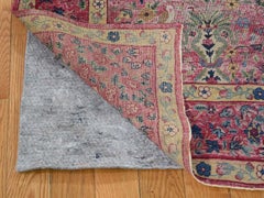 1910 Antique Persian Kerman with Birds Design Oriental Rug