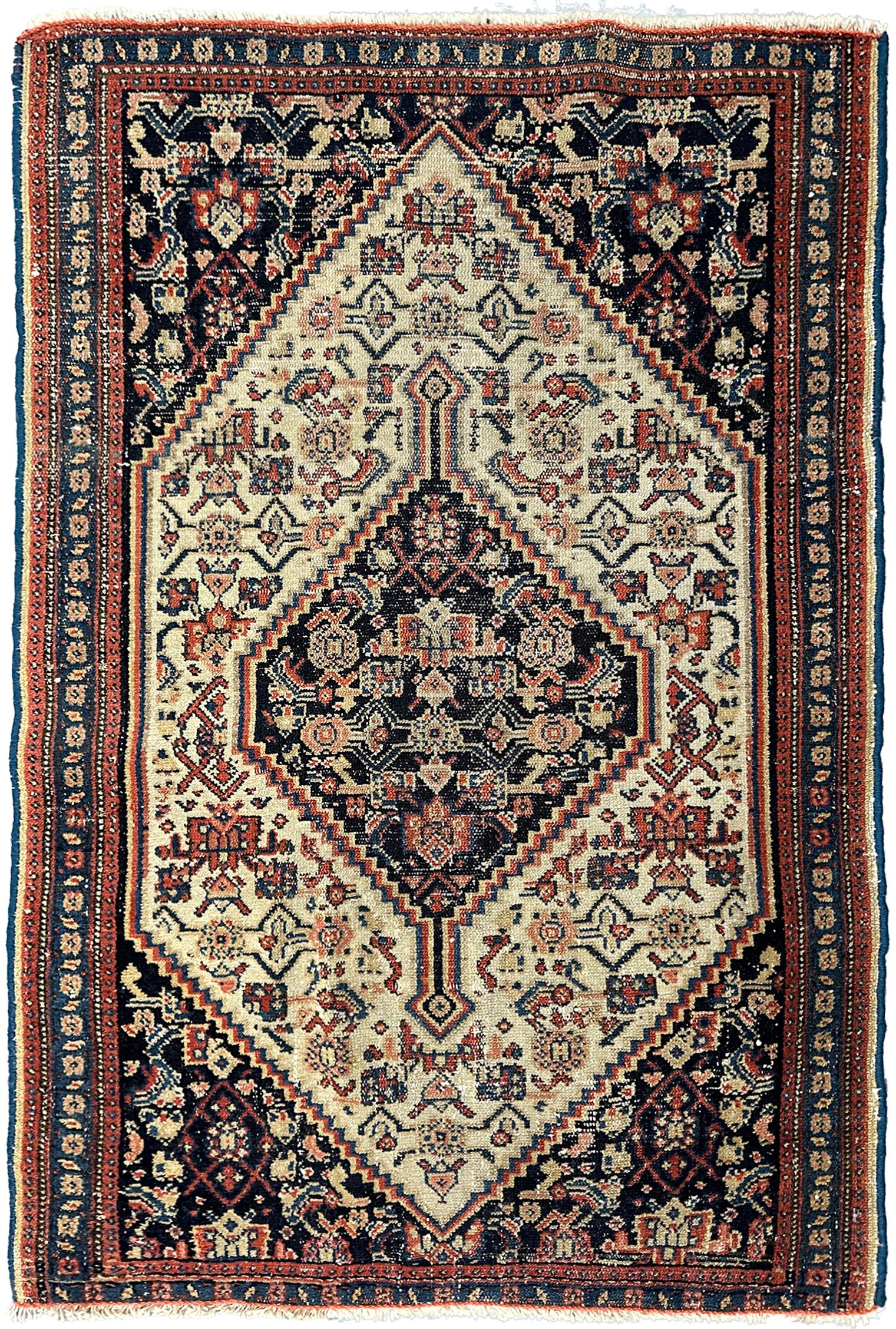 1910 Antique Senneh Rug Handmade Geometric

2x3	2'x3'  61cm x 92cm	

Great condition even low pile

About Us~

Welcome to Antique Rug Collection. Your #1 Source for handmade Antique Rugs & Tapestries at great prices, curated by leading industry