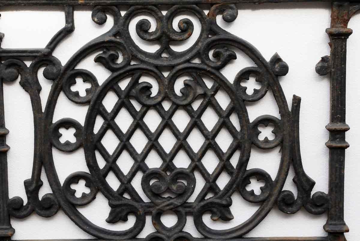 Argentine 1910 Black Cast Iron Balcony 