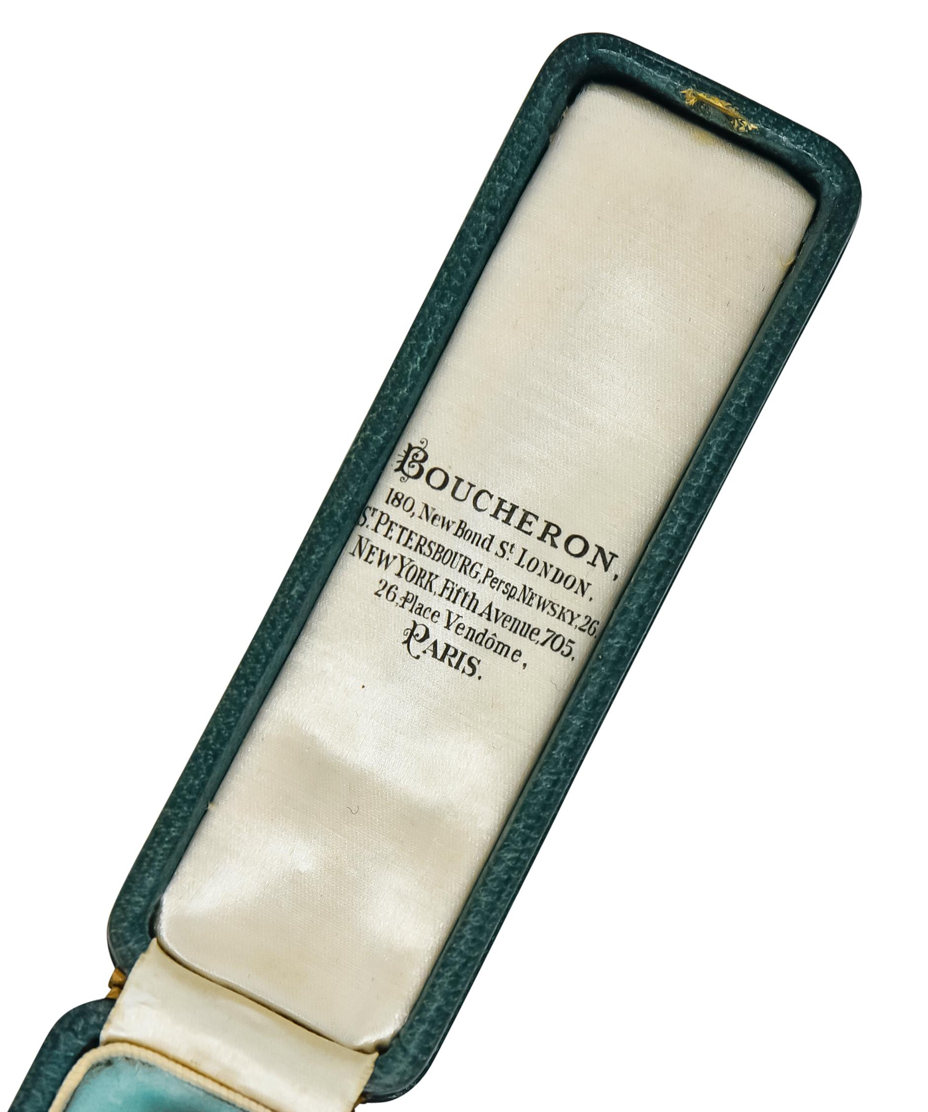 1910 Boucheron Paris Edwardian Diamond Coral Platinum Devilish Pan Stick Pin 8