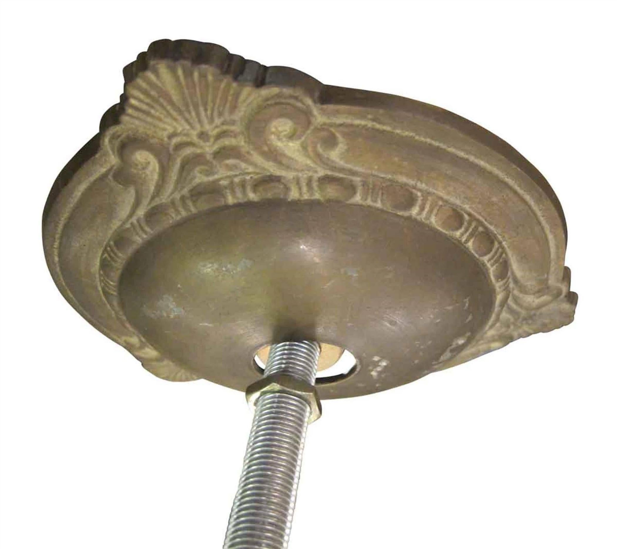 Lanterne suspendue en bronze à 6 feux d'EF Caldwell, 1910 Bon état - En vente à New York, NY