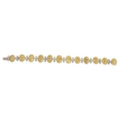 19.10 Carat Yellow Diamond Bracelet