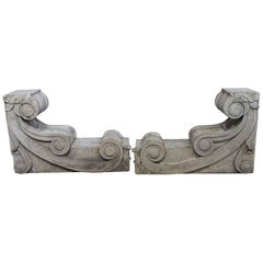 1910 Carved Stone Corbels from a New York City Building