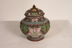 1910 Cloisonne Jar with Lid