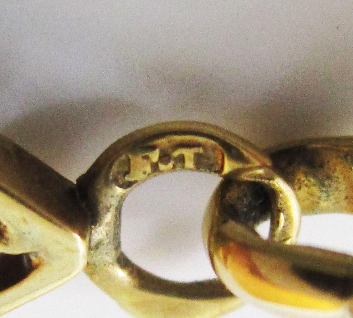 1910 Edwardianischer österreichischer 14 Karat Gold Rubin-Diamant-Anhänger 4