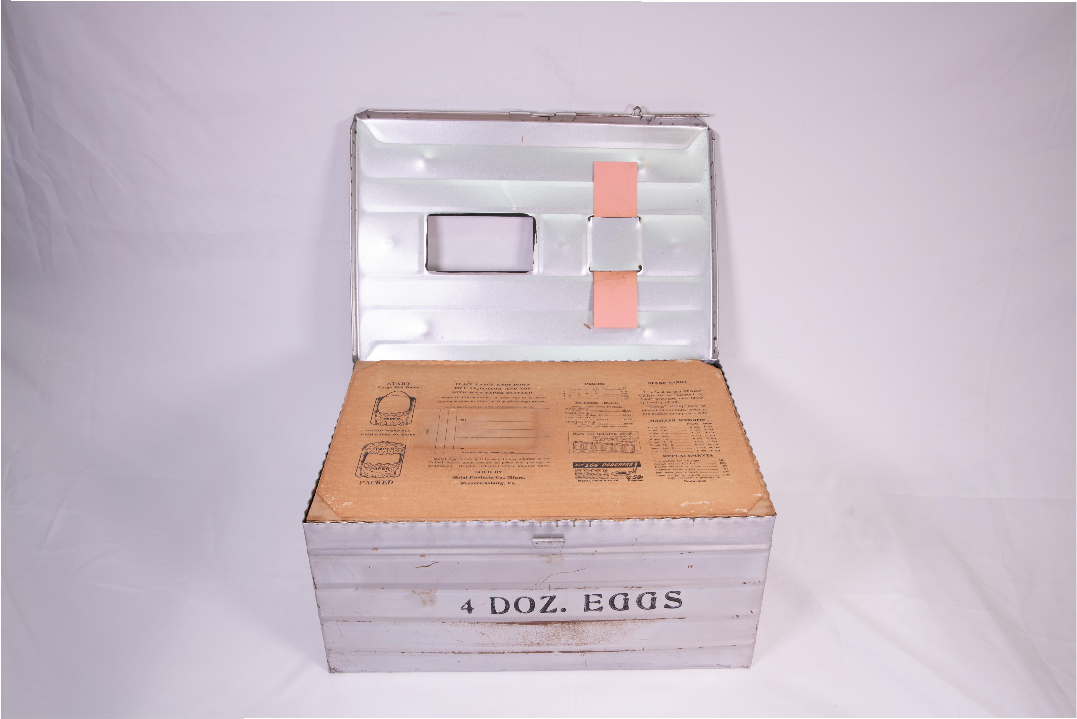 Aluminum 1910 Egg Crate For Sale
