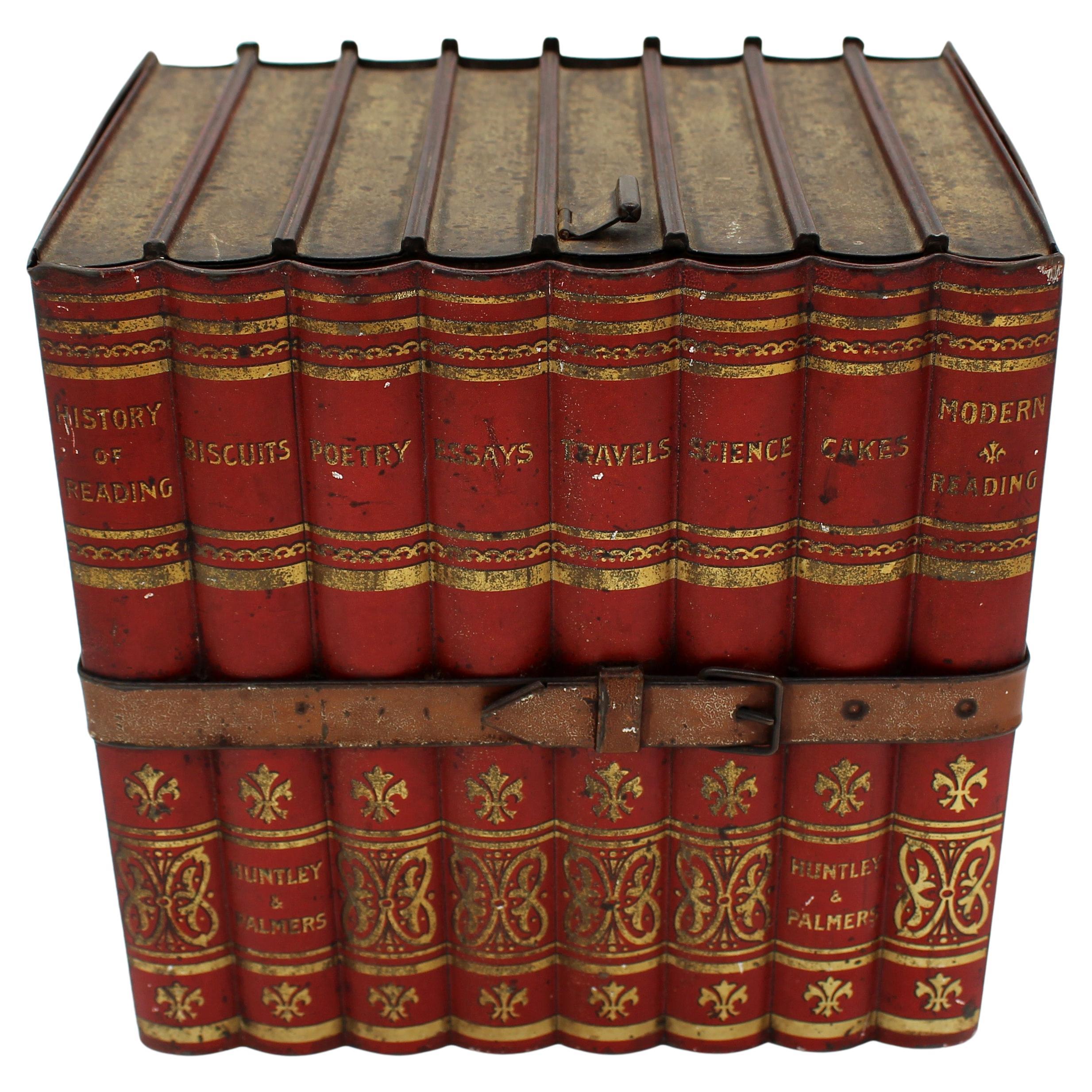 1910 Kunstbücher Biskuit Zinn von Huntley & Palmers im Angebot