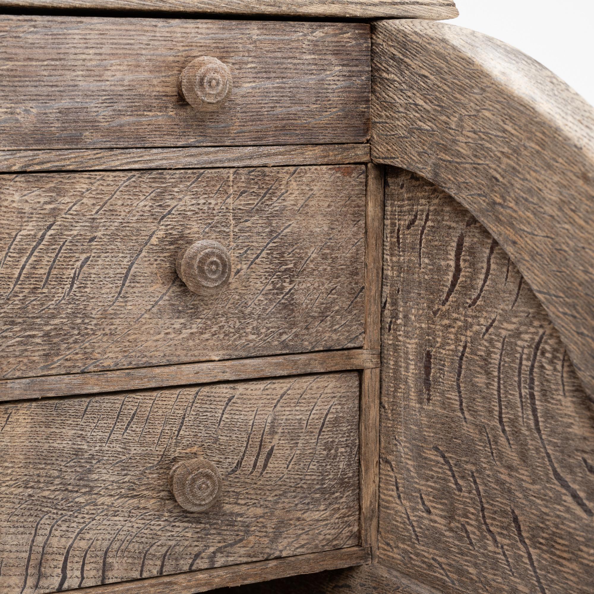 1910, French Oak Escritoire 1