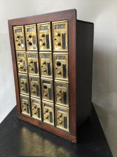 1910 Mailboxes from a Post Office