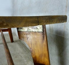 1910 Midwestern Scrubbed Top Console/Sofa Table