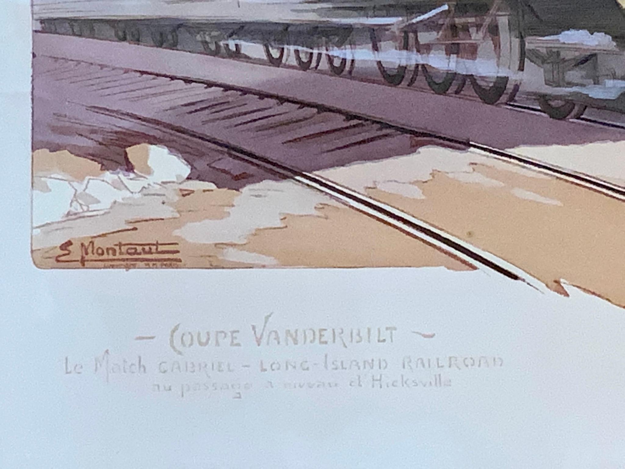 Other 1910, Montaut, Ernest Coupe Vanderbilt Long Island Pochoir Coloured