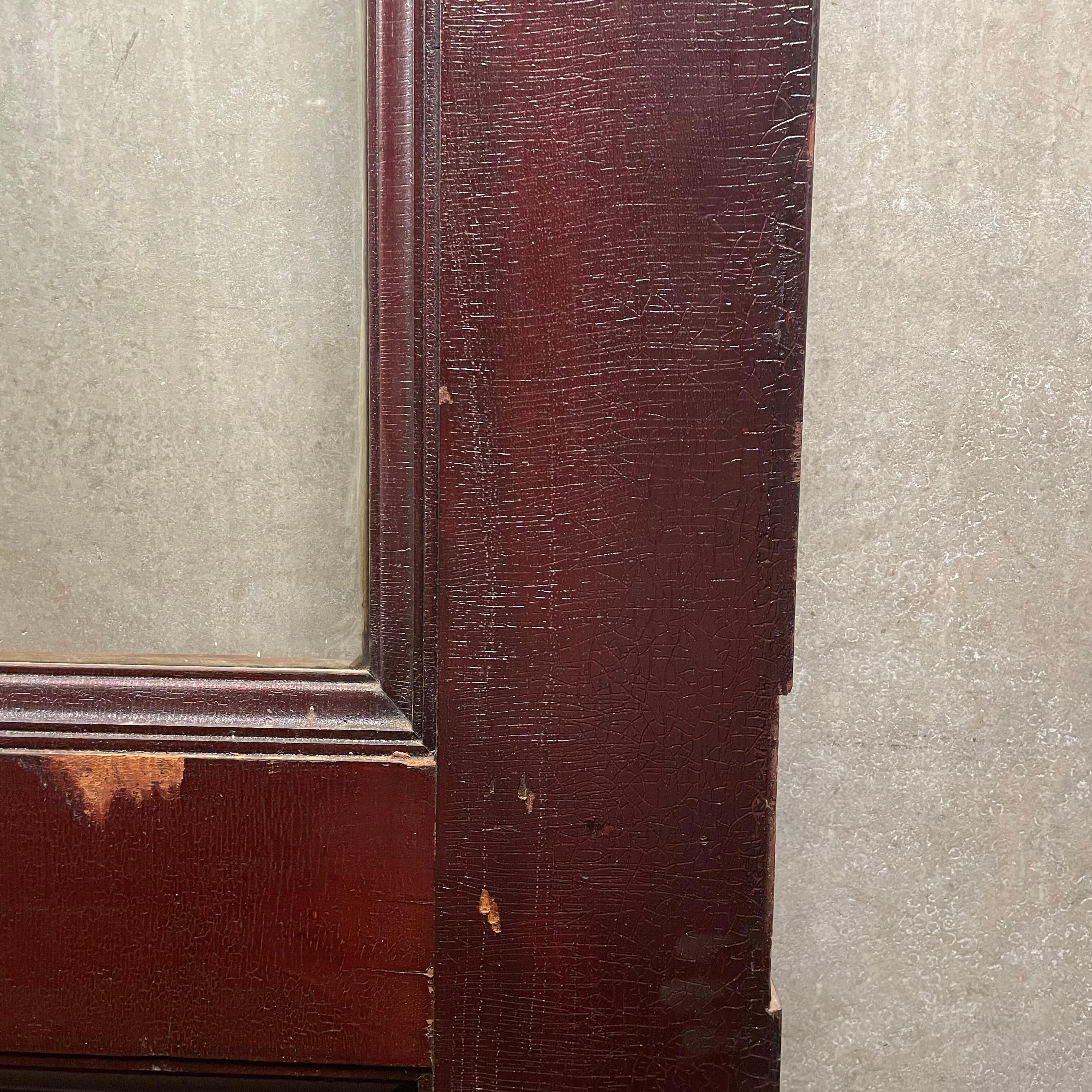 1910 oak vestibule entry door set 1