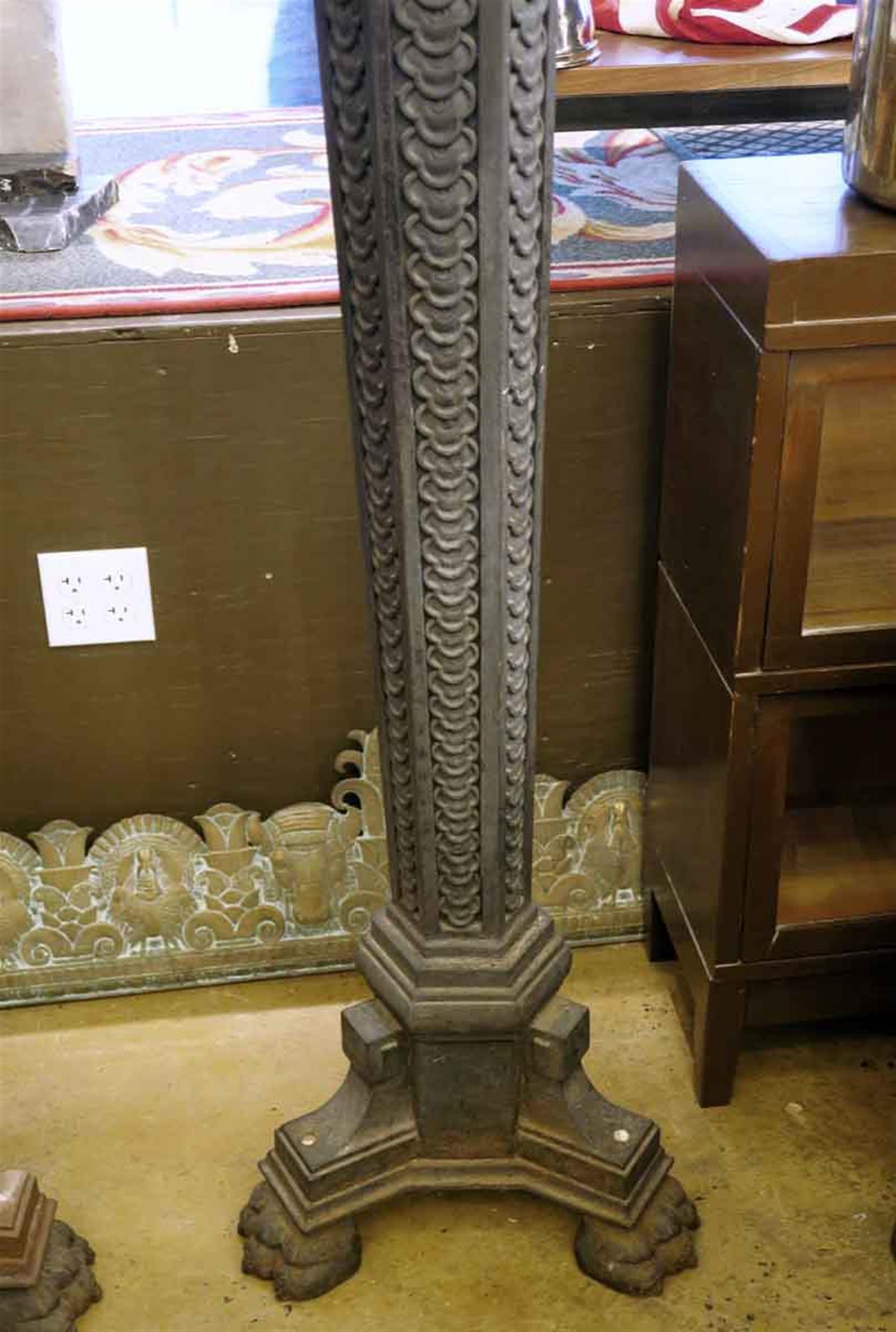 wrought iron outdoor lamp post