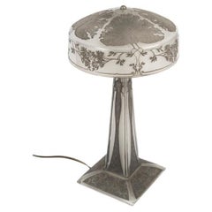 1910 - René Lalique, "PEACONS" Lamp