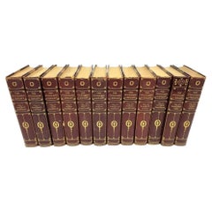 1910 The Stoddard Library Set, Complete 12 Volumes
