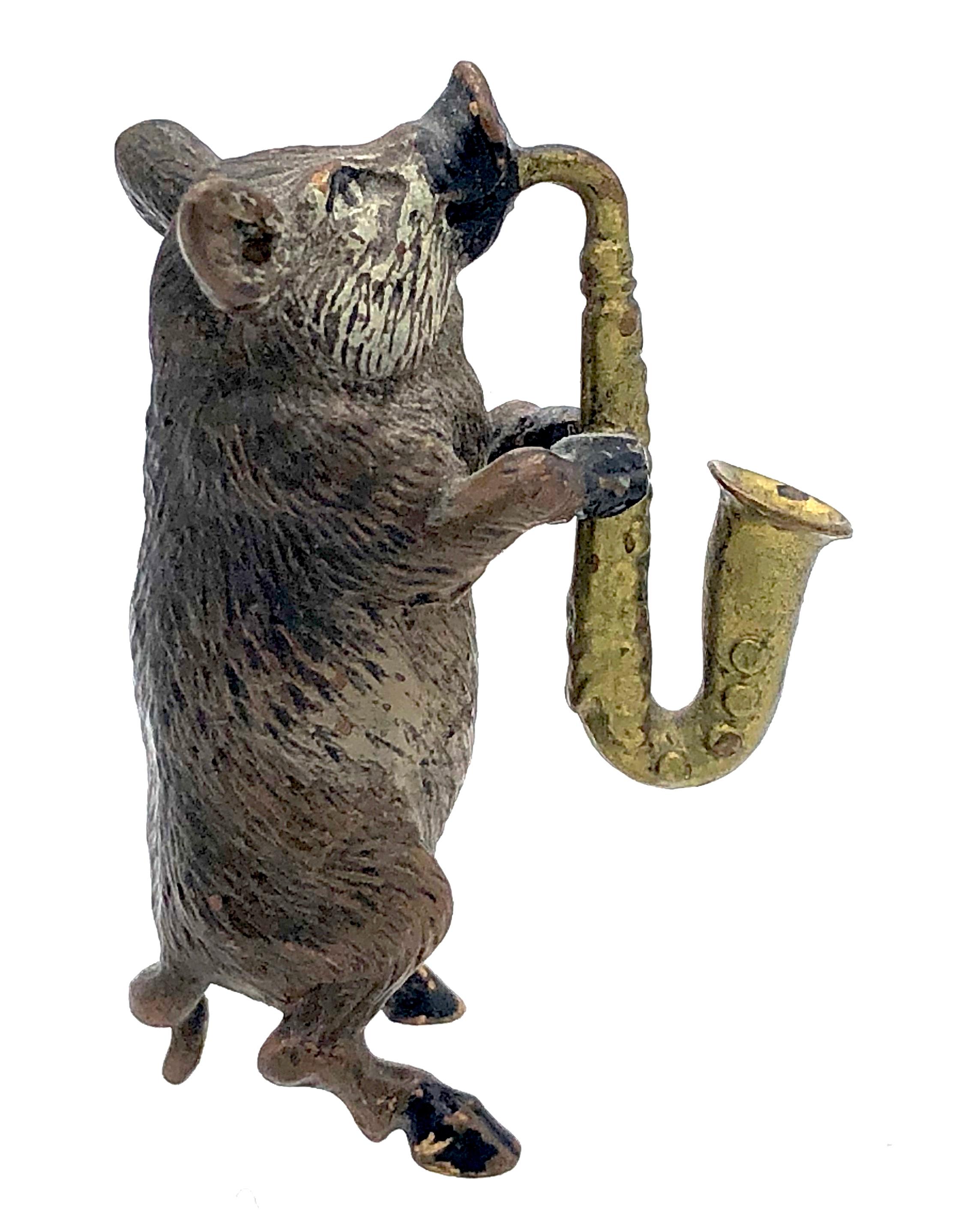 1910 Vienne Bronze Cochon Orchestre Musique Belle Epoque Wiener Sculptures en Bronze 6