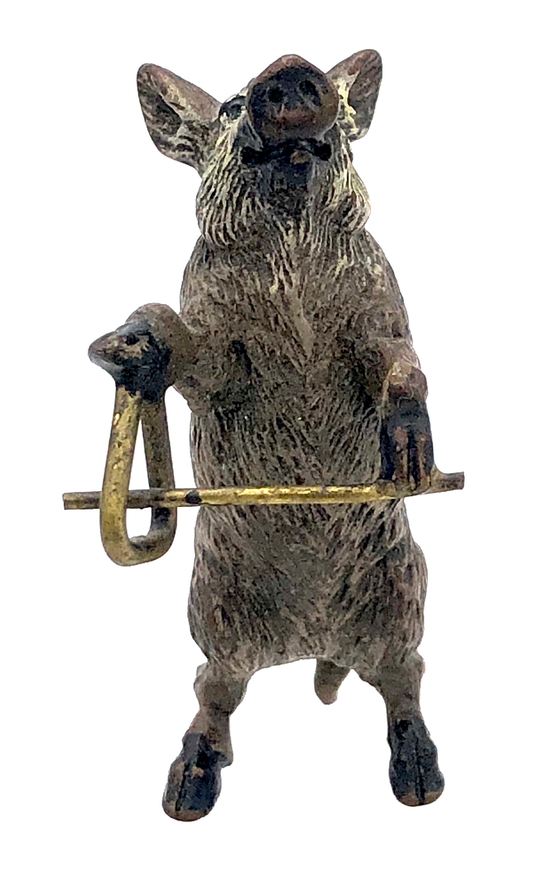 1910 Vienne Bronze Cochon Orchestre Musique Belle Epoque Wiener Sculptures en Bronze 11
