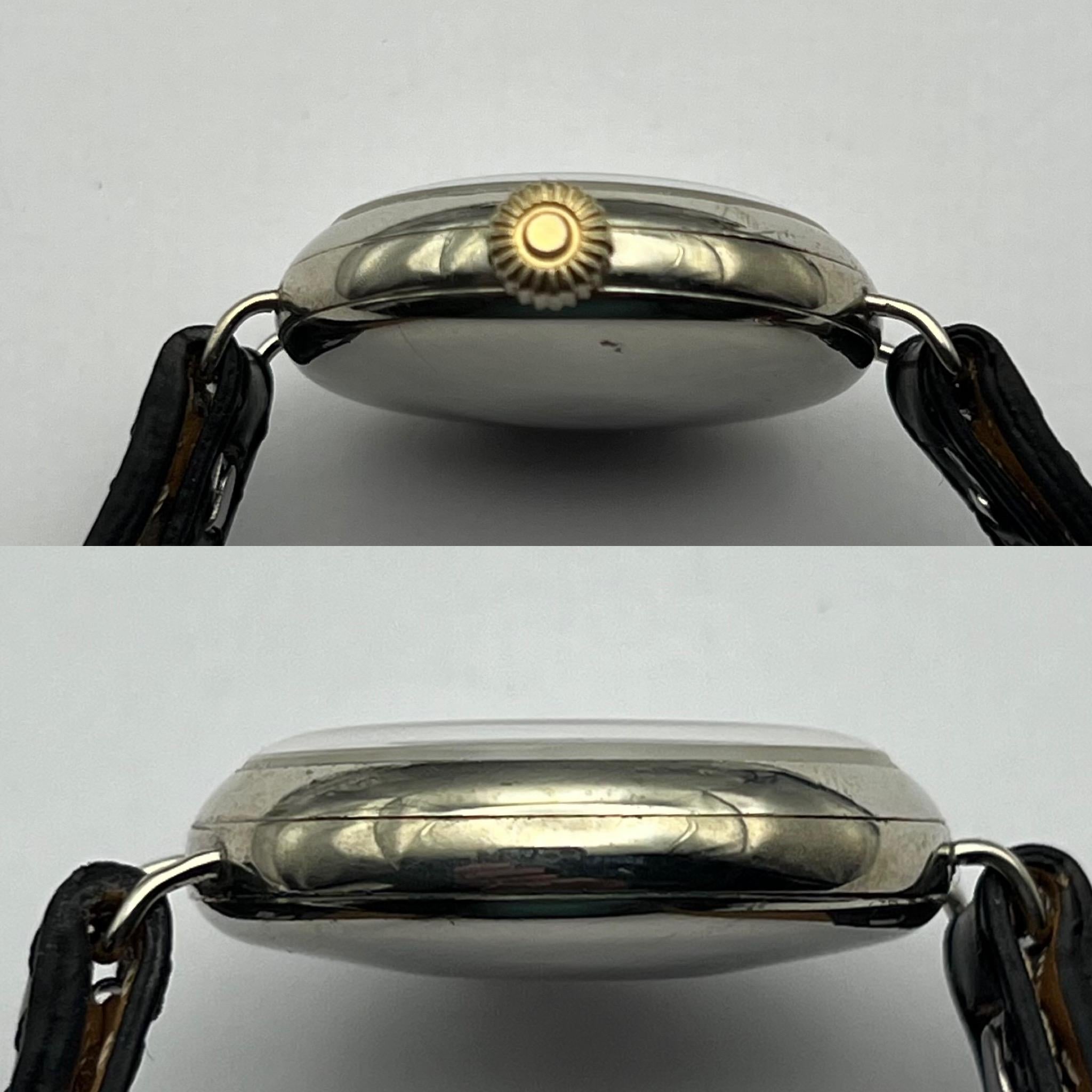 1910 WW1 / Trench Watch, Extraordinarily Elgin Rare Caliber 201, 19 Jewel.  For Sale 3