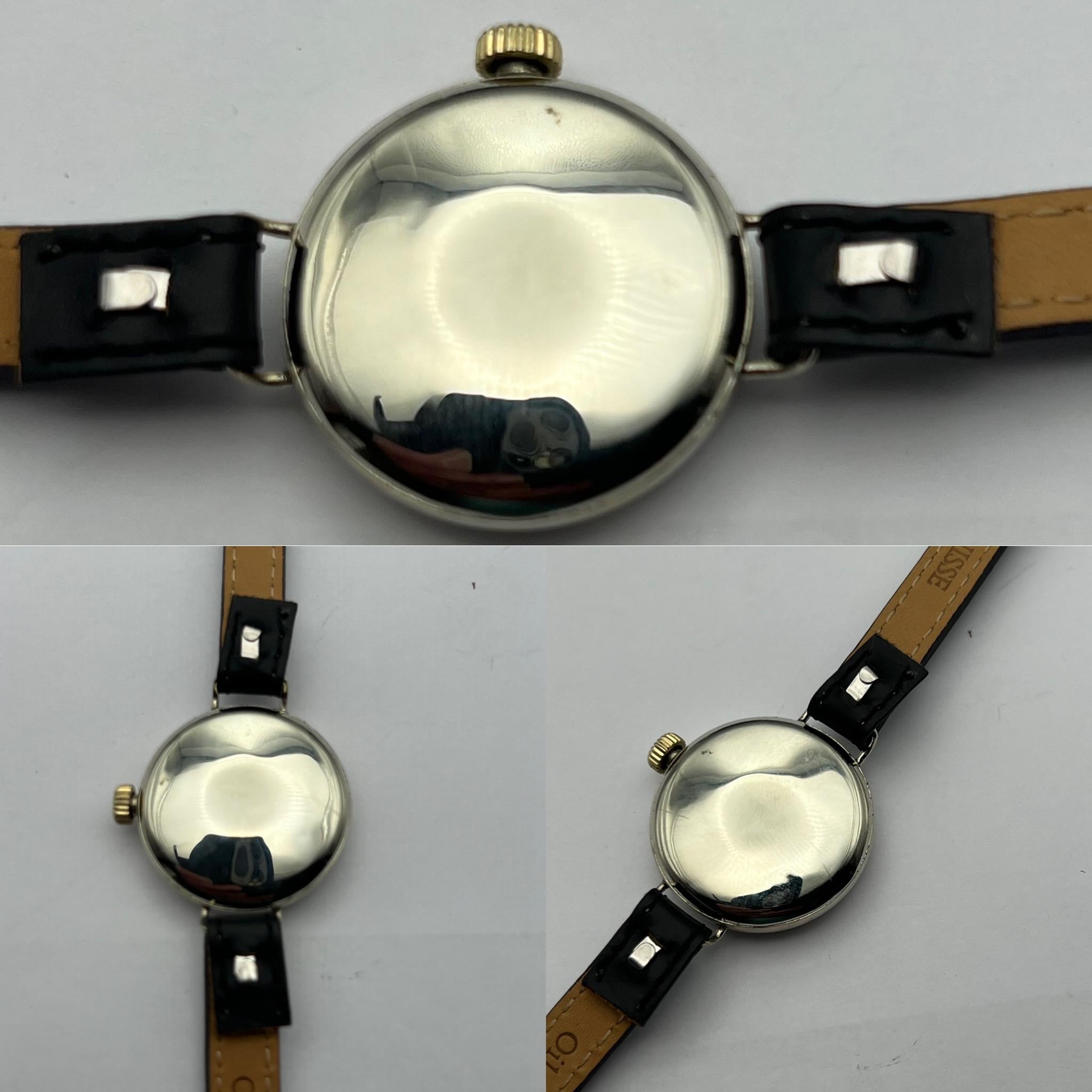 1910 WW1 / Trench Watch, Extraordinarily Elgin Rare Caliber 201, 19 Jewel. 1