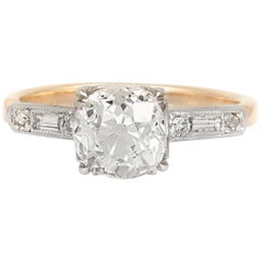 1910s 14 Karat Yellow Gold Engagement Ring