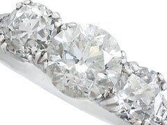 1910s 2.05 Carat Diamond and Platinum Trilogy Ring
