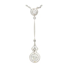 1910s Antique Diamond and Yellow Gold Pendant