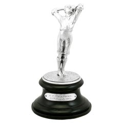 Edwardian Sterling Silver Football Presentation Trophy