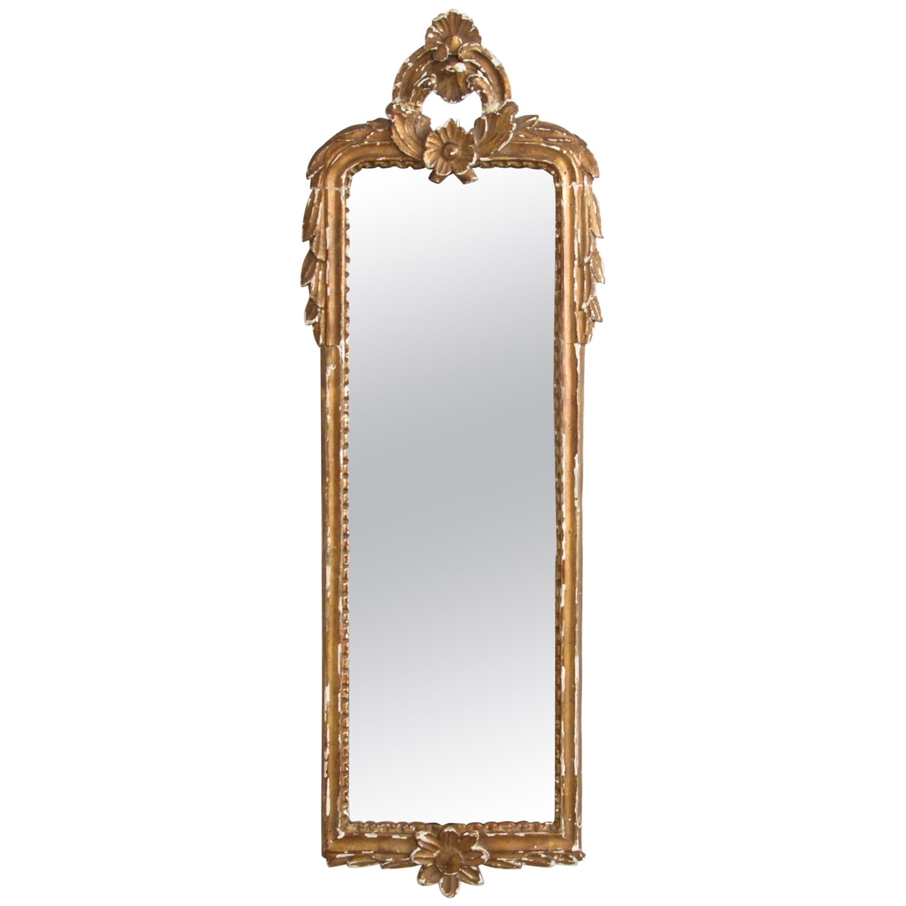 1910s Antique French Gilded Mirror