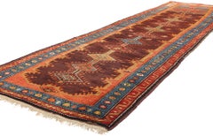 1910's Antique Persian Kurdish Carpet with Modern Style