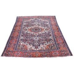 1910s Antique Persian Malayer Orange Wool Handmade Oriental Rug - 4
2" x 5
10" 1910s Antique Persian Malayer Orange Wool Handmade Oriental Rug - 4
2" x 5
10"