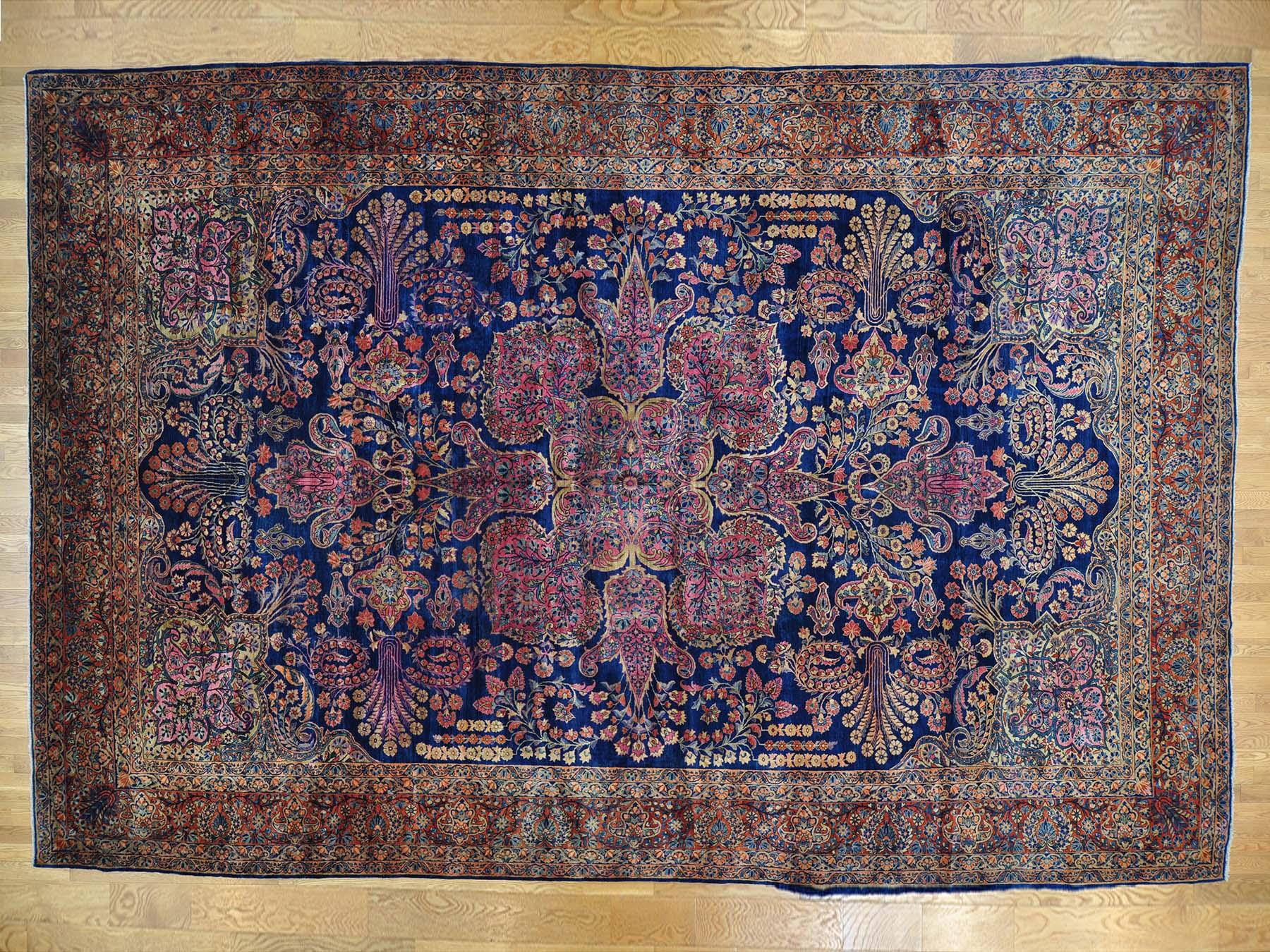 This is a Genuine Hand Knotted Oriental rug. It is not Hand Tufted or Machine Made rug. Our entire inventory is made of either Hand Knotted or Handwoven rugs.

Decorate your home with this high quality antique carpet. This handcrafted Persian