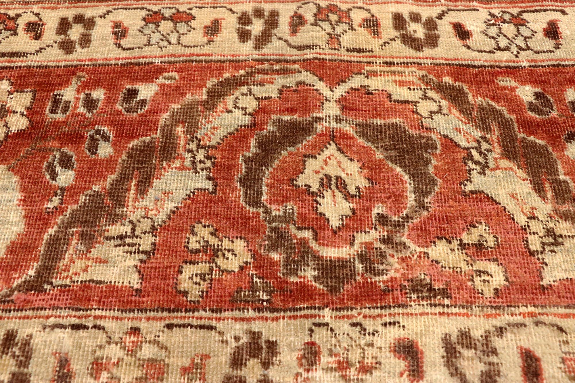 Tapis persan Mahal ancien des années 1910 avec style moderne Bon état - En vente à Dallas, TX
