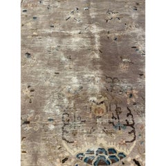1910s Antique Worn Chinese Rug - 8'6'' X 5'9''