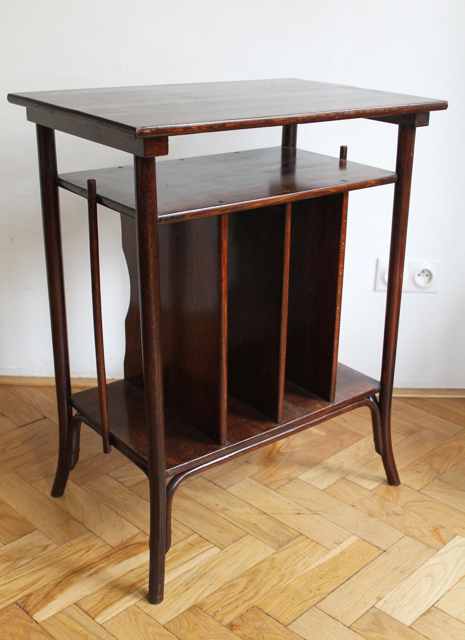 Hand-Crafted 1910's Art Nouveau Table by Gebrüder Thonet For Sale