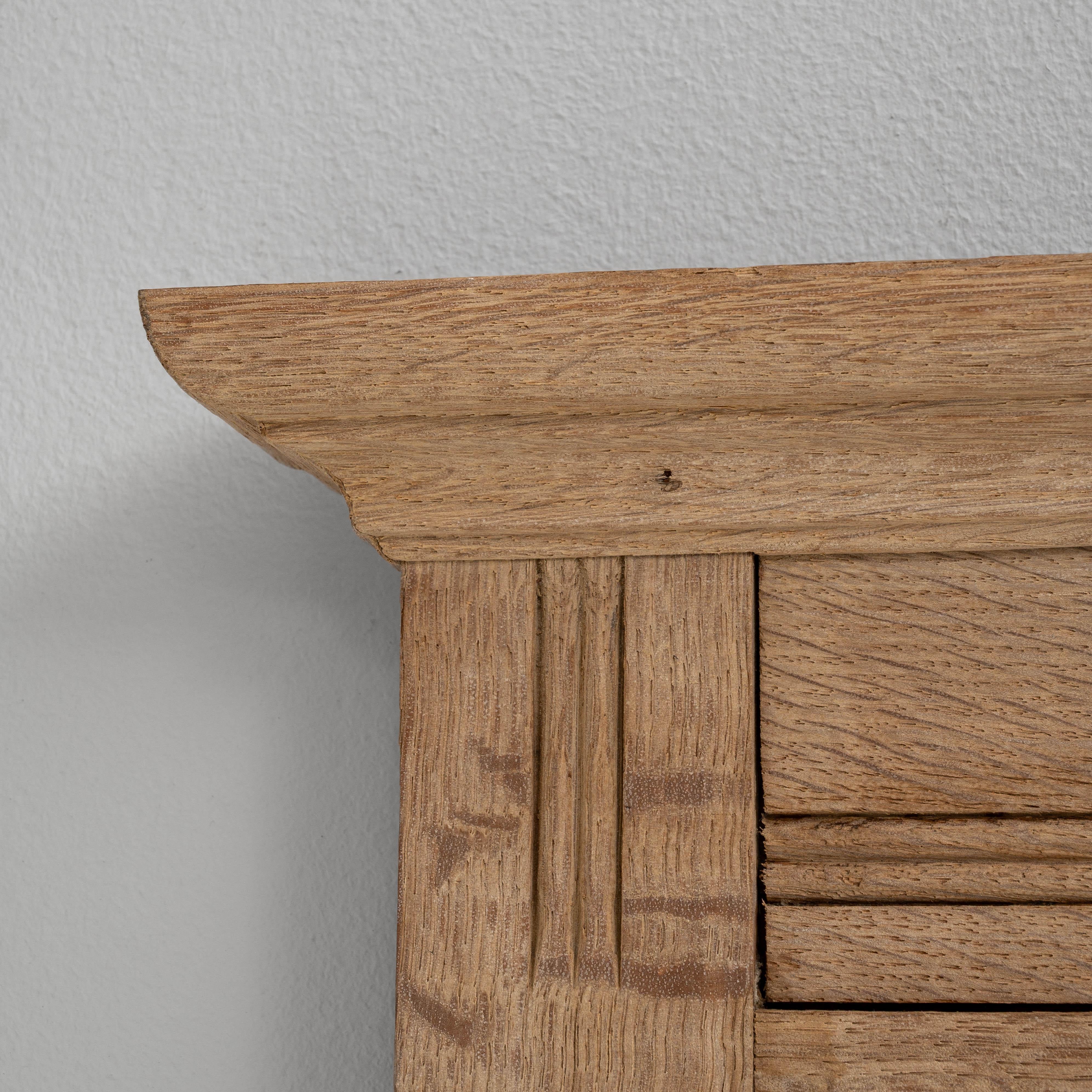 Espejo de roble belga de 1910 Belga en venta