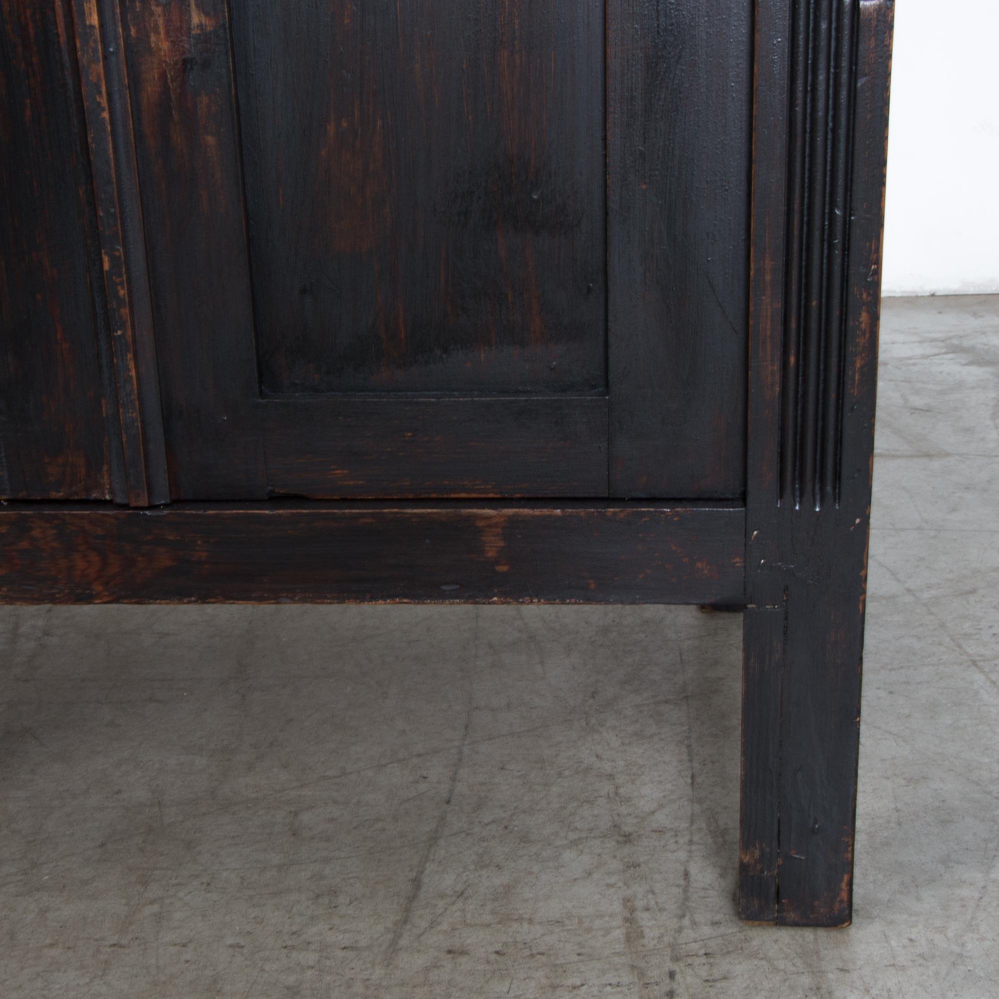 1910s Belgian Pitch Pine Cabinet 9