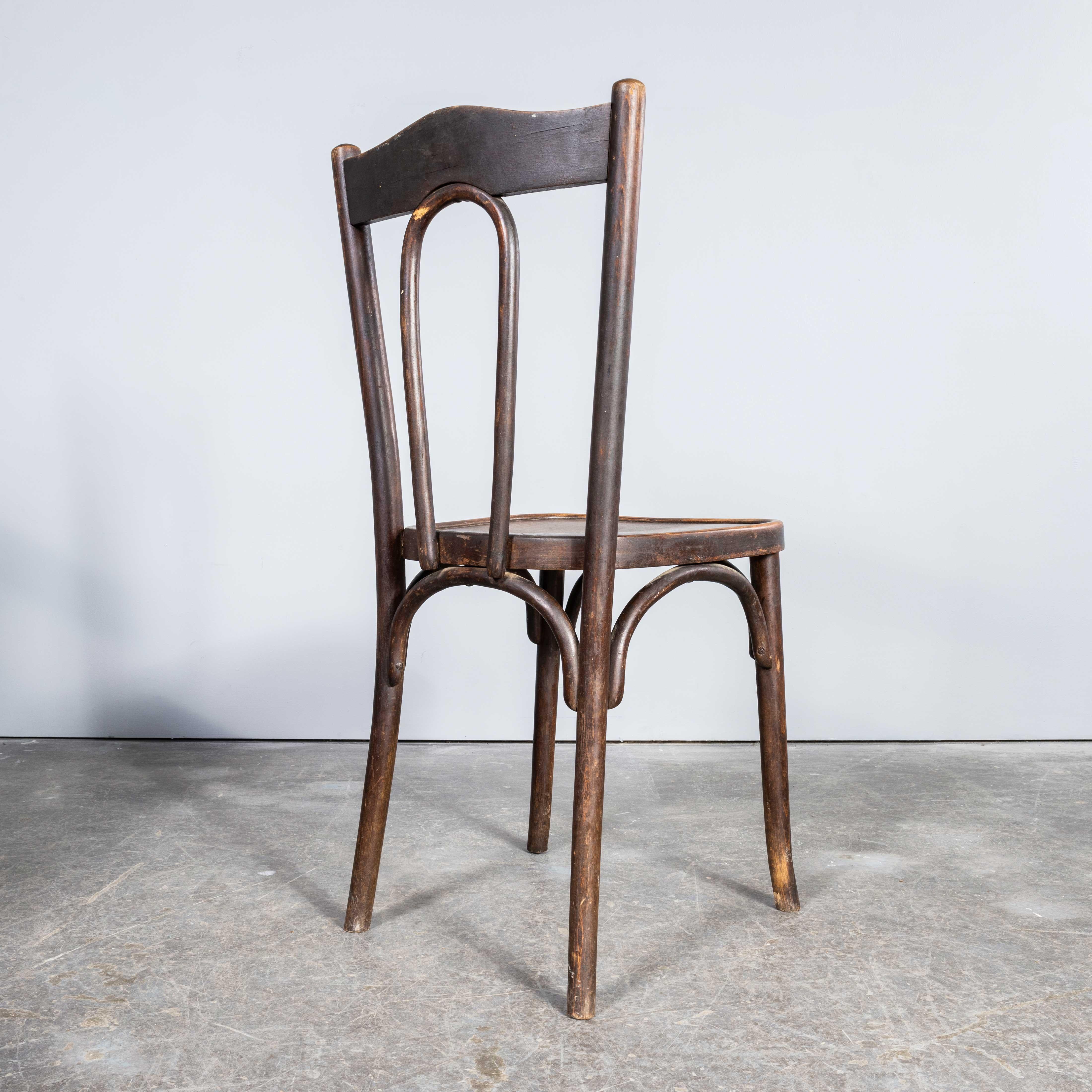 1910’s Bentwood Debrecen Early Hoop Back Dining Chairs – Set Of Four 3