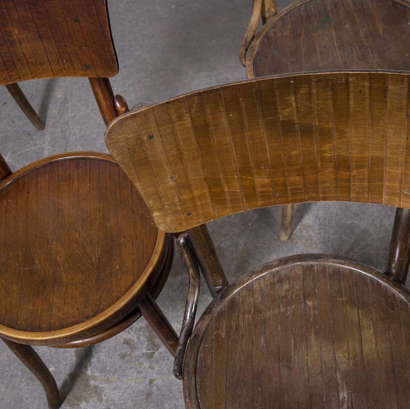 1910's Bentwood Dining Chairs, Mundus, Set of Six For Sale 1