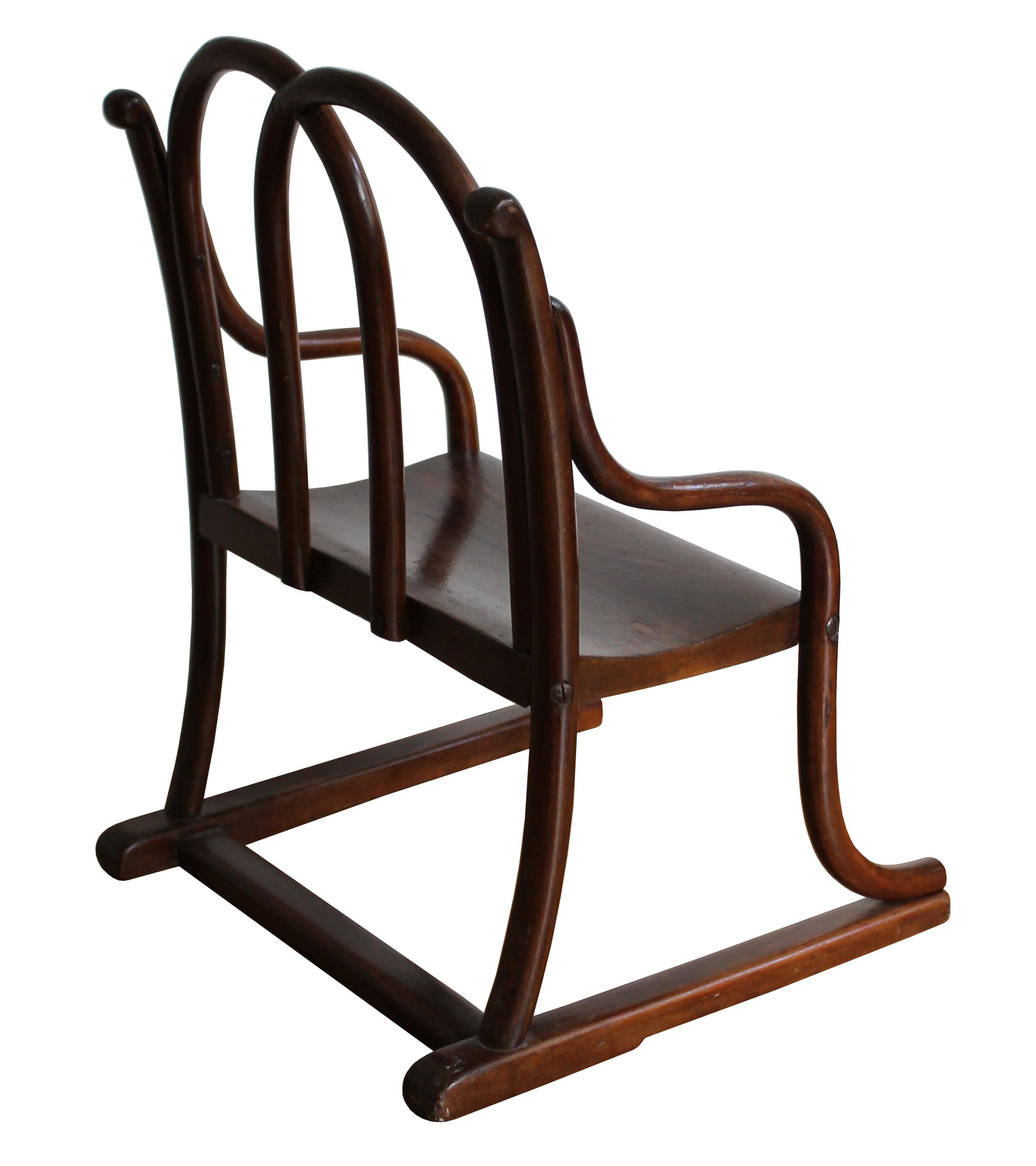 Early 20th Century 1910's Children chair by Gebrüder Thonet For Sale