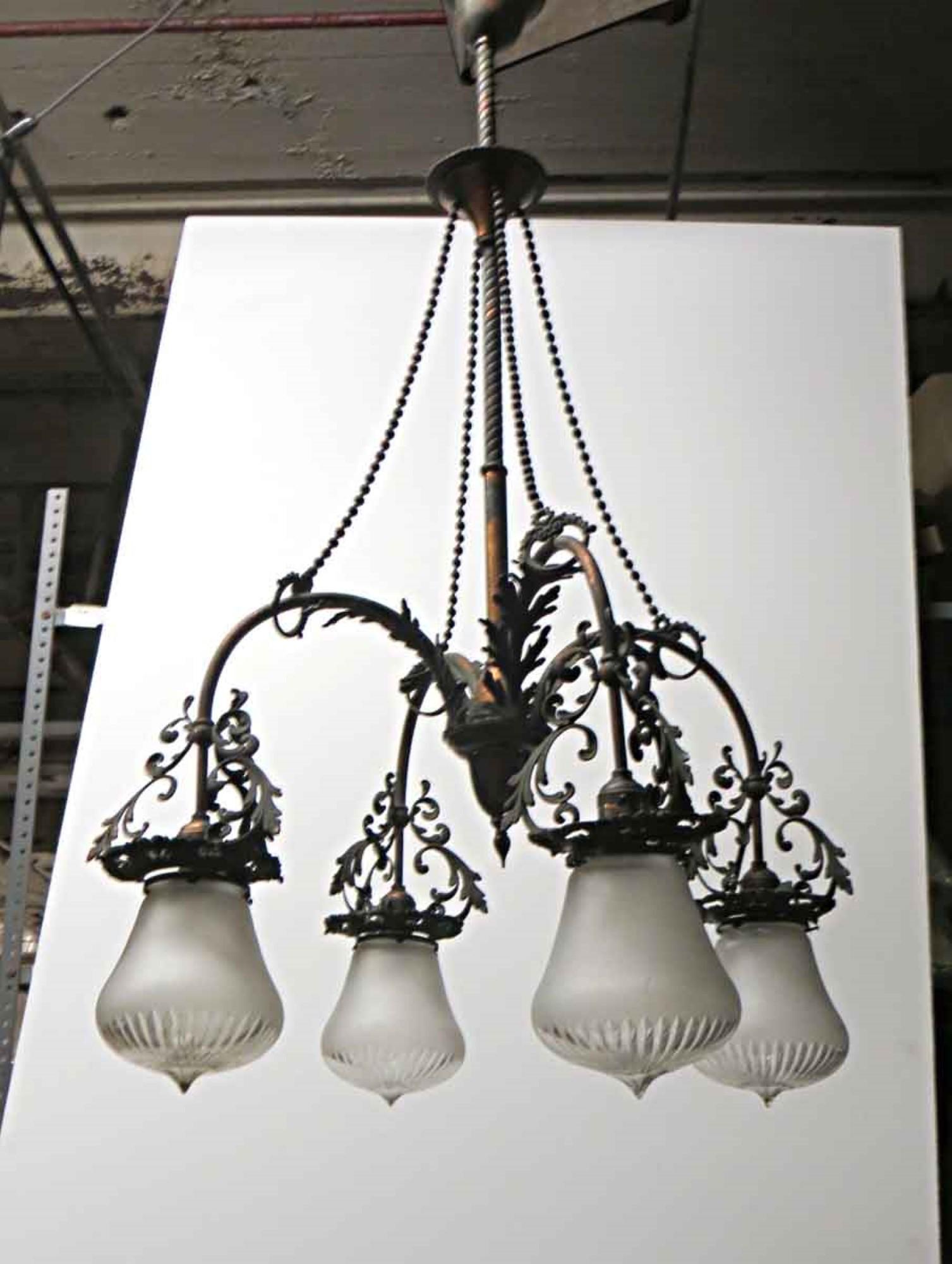 black victorian chandelier