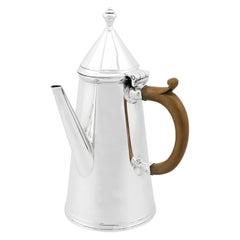 1910s Crichton Brothers Sterling Silver Coffee Pot