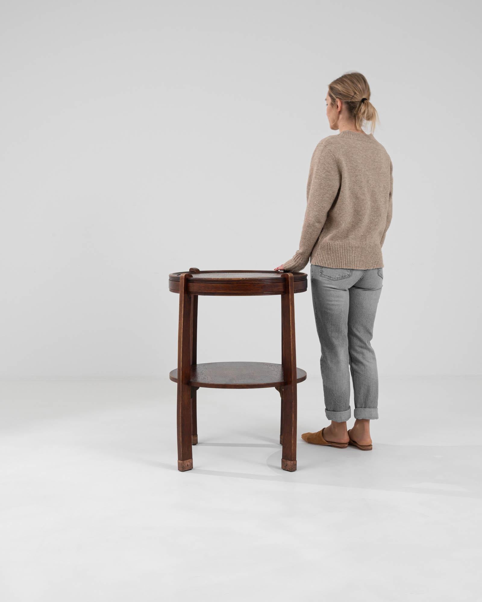 20th Century 1910s Czech Wooden Side Table