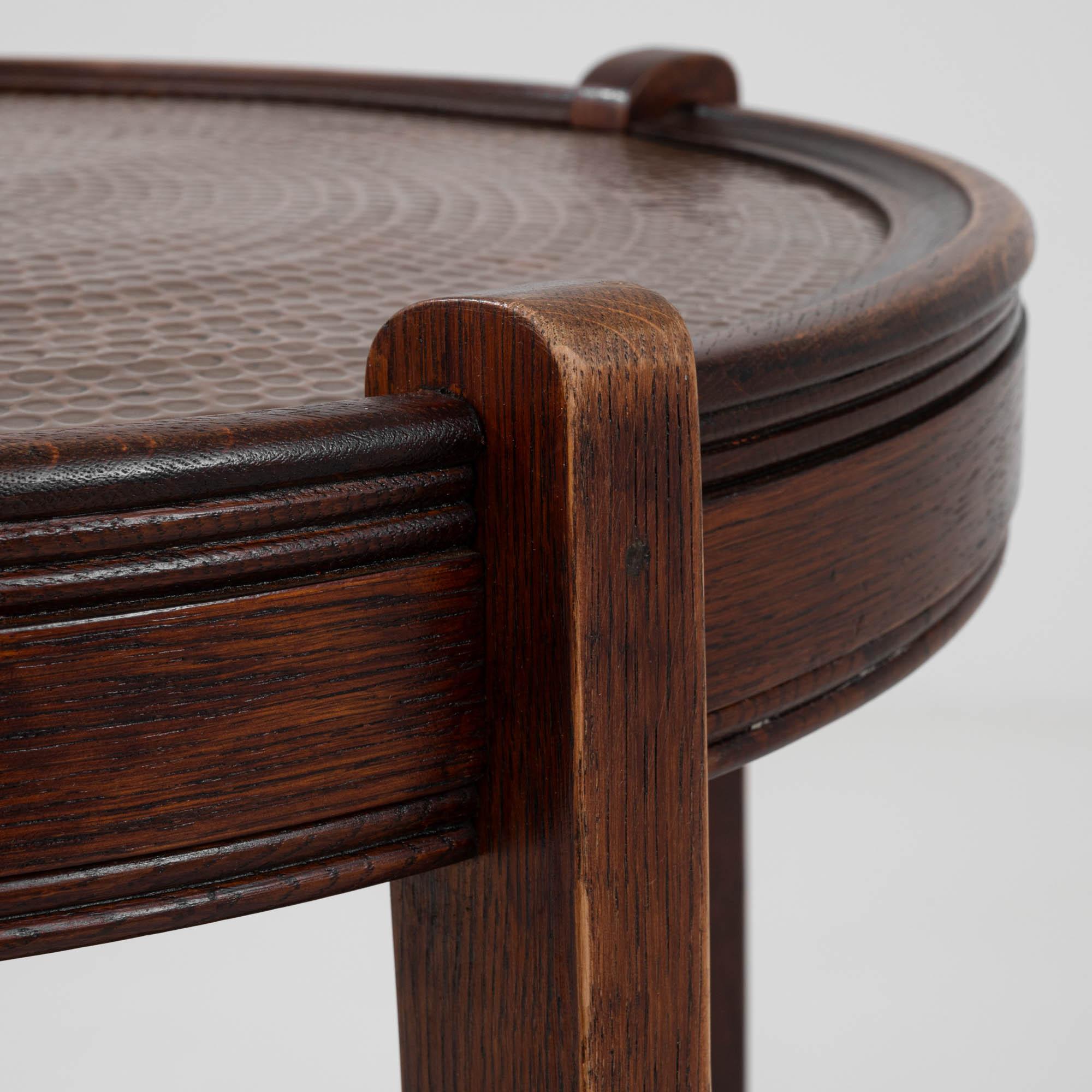 1910s Czech Wooden Side Table 3