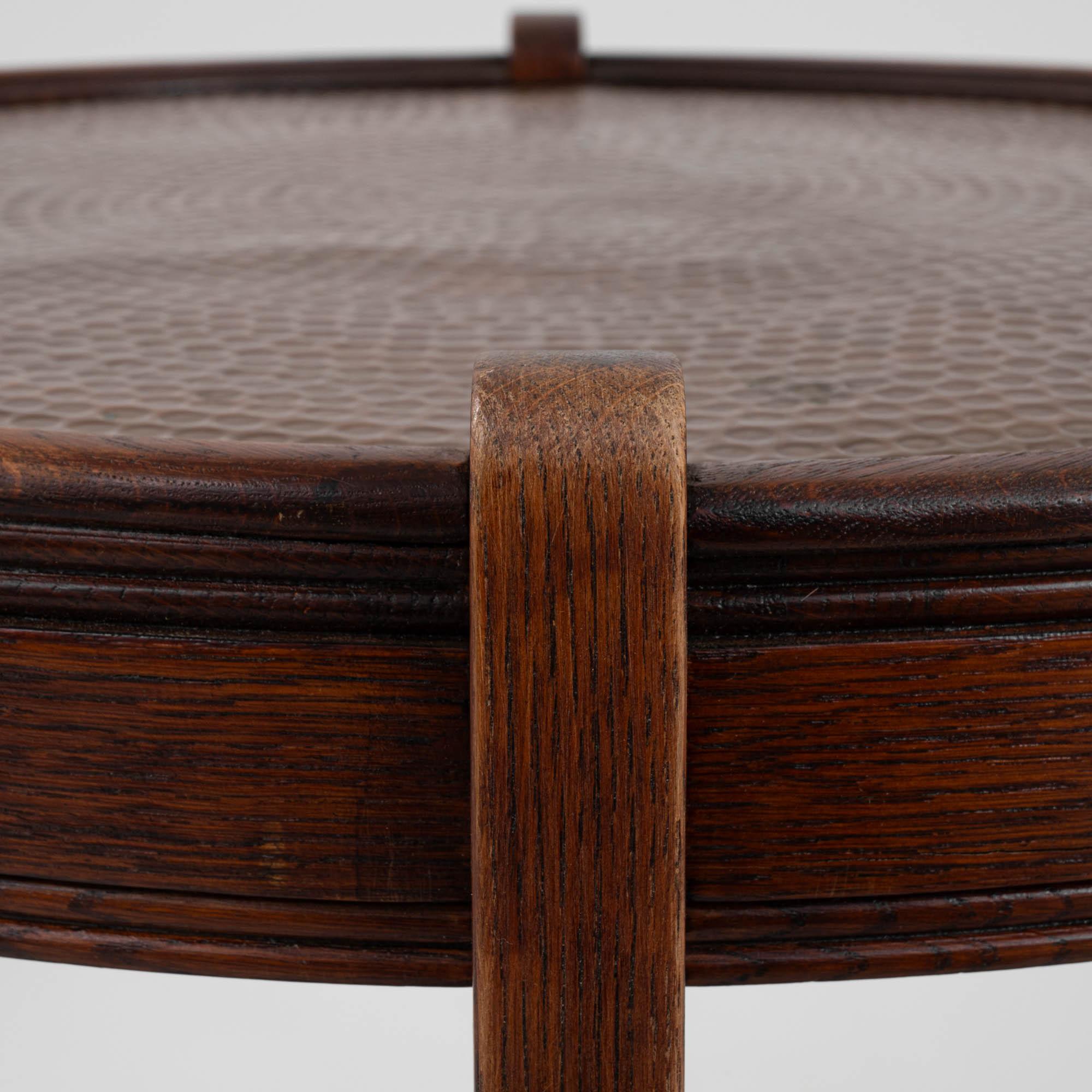 1910s Czech Wooden Side Table 4