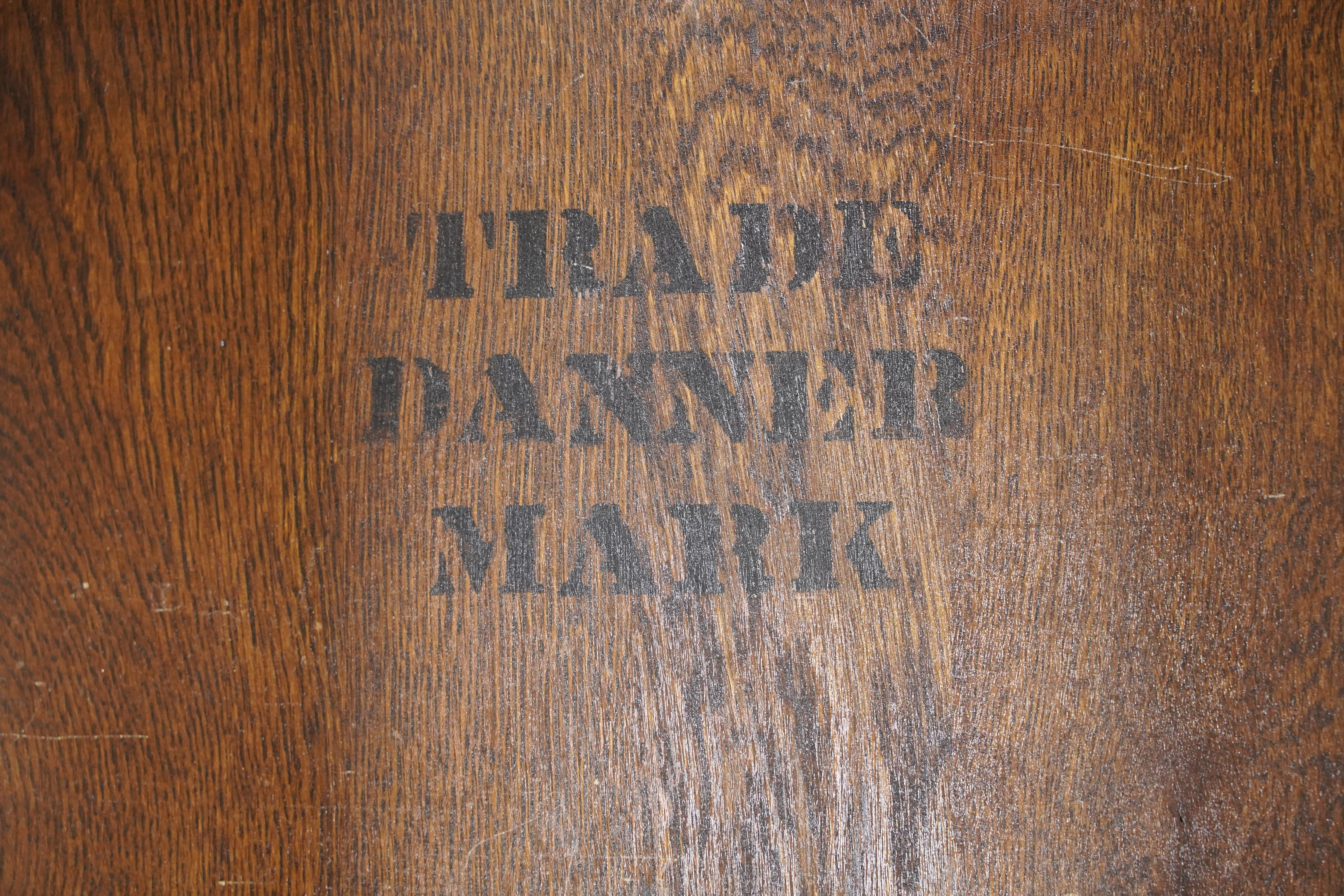 Industriale Libreria modulare in Oak Tiger di Danner Furniture del 1910 in vendita
