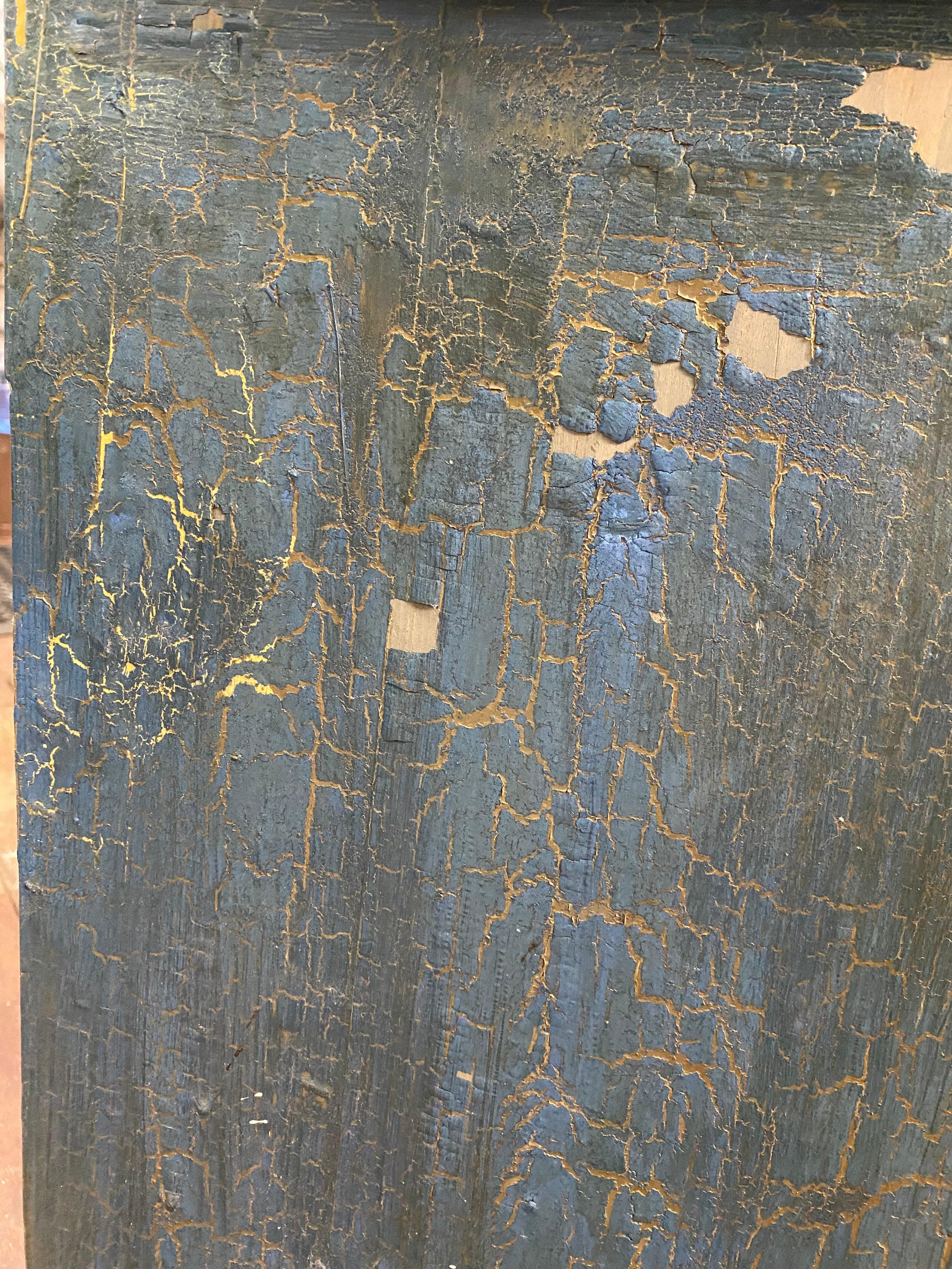 1910er Jahre Distressed Acht Schublade Apotheker Werkstatt Kabinett im Angebot 9