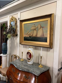 1910s Exceptional Vienna style Rosenthal Vase, Hand-Painted by A. Knije