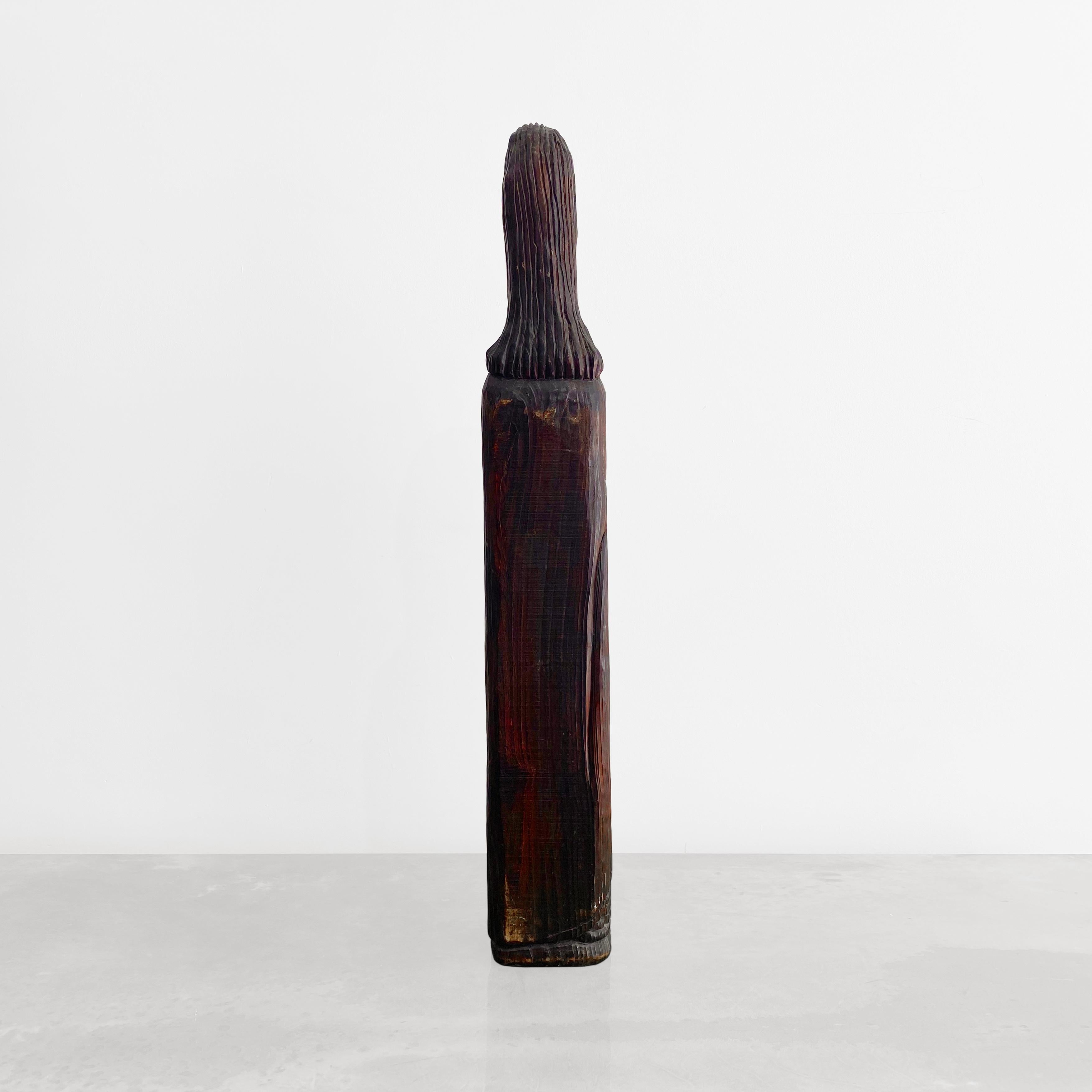 Sculpté à la main 1910s Statue de Saint Paul en Oak Wood Art Ecclésiastique Grande Taille en vente