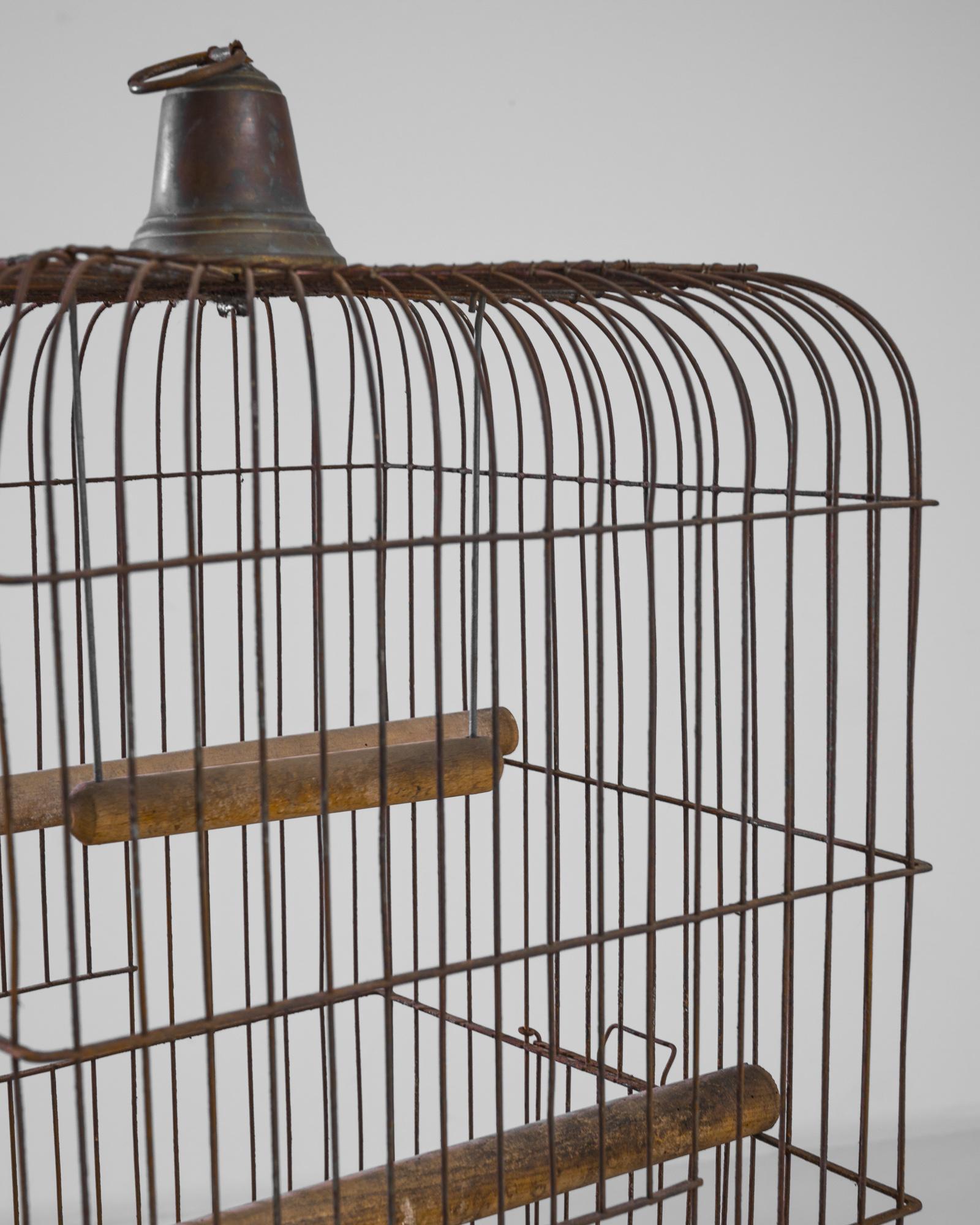 1910s French Metal Bird Cage 1
