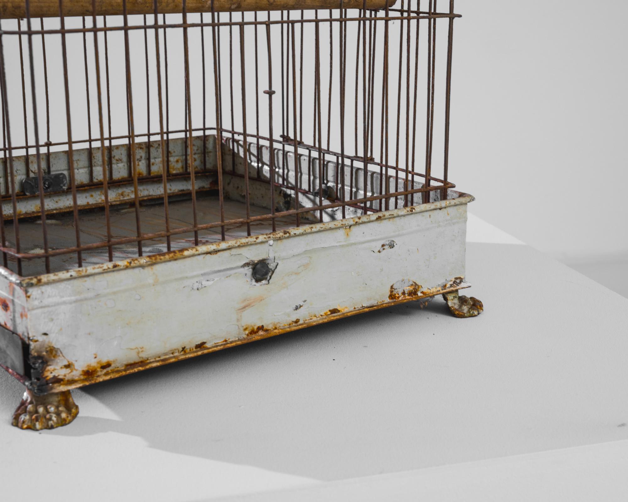 1910s French Metal Bird Cage 3